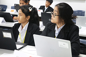 JPA Image Gallery - High school students participating in model UN - Jay Pritzker Academy, Siem Reap, Cambodia