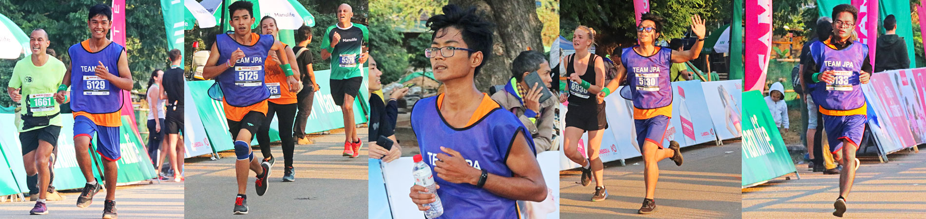 JPA students running in the 24th Angkor Wat International Half Marathon 2019. Jay Pritzker Academy, Siem Reap, Cambodia. Jay-Pritzker-Academy-Siem-Reap-Cambodia.